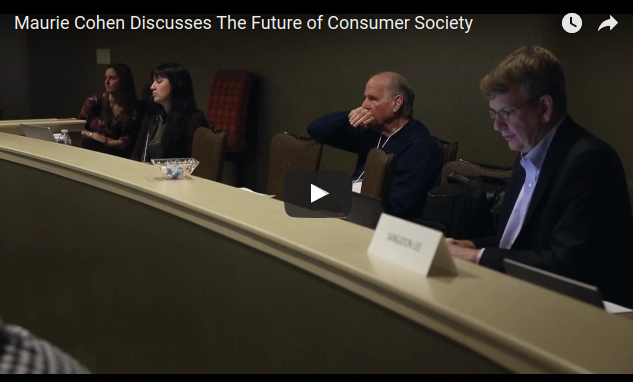 Maurie Cohen Discusses The Future of the Consumer Society