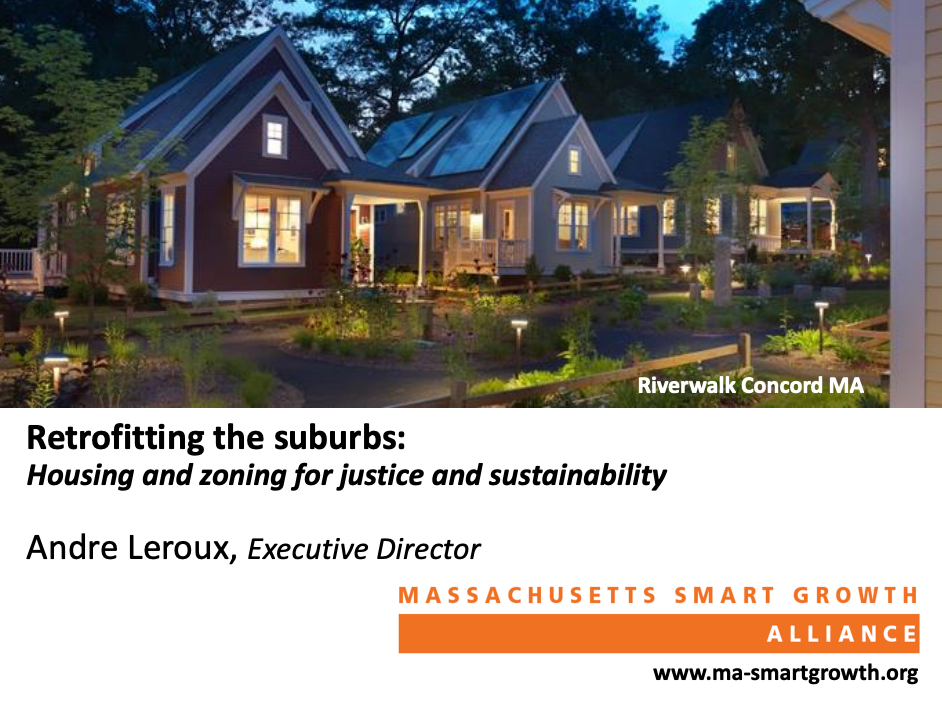 Retrofitting the suburbs: Housing and zoning for justice and sustainability